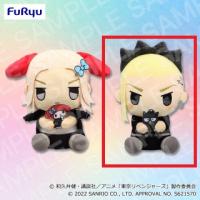 【B.ドラケン】東京リベンジャーズ×サンリオキャラクターズマイメロディ・バッドばつ丸といっしょBIGぬいぐるみ〜マイキー＆ドラケン〜