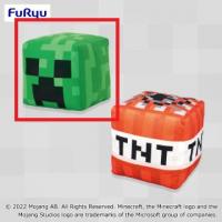 【A.クリーパー】マインクラフトキューブ型BIGぬいぐるみ〜クリーパー・TNT〜