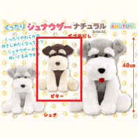 【C.ビター】くったりシュナウザーナチュラルＢＩＧ