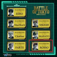 【G.ROSSO】BATTLE OF TOKYO　ネームバッジvol.1