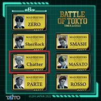 【D.Chatter】BATTLE OF TOKYO　ネームバッジvol.1