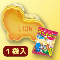 【A.LION】たべっ子どうぶつビスケットダイカット缶　※賞味期限2023/05/07