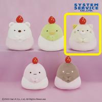【C.ねこ】すみっコぐらし もちもちいちご大福ぬいぐるみBIG