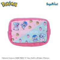 【B.ピンク×ブルー】ポケットモンスター　カラフルスクエアポーチ
