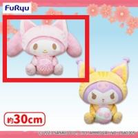 【A.マイメロディ】 サンリオキャラクターズ ことらねこBIGぬいぐるみ〜マイメロディ・クロミ〜