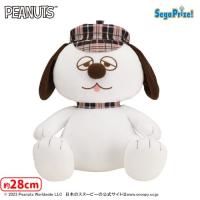 【B.オラフ】SNOOPY™　Lぬいぐるみ“スヌーピー＆オラフ”　チェックスタイル