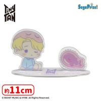 【E.Jimin】＜セガUFO限定＞TinyTAN　のほほんと♪　ツインクリアスタンド　Sweet Dreams