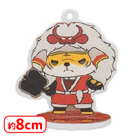 【F.武田信玄】ANIMAL COORDY　スタンド付クリアキーチェーン　戦国武将（大河ドラマ「どうする家康」ロゴライセンス商品）