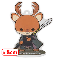 【G.本多忠勝】ANIMAL COORDY　スタンド付クリアキーチェーン　戦国武将（大河ドラマ「どうする家康」ロゴライセンス商品）
