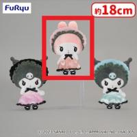 【B.マイメロディ】マイメロディ・クロミ 恋闇タウンロリータぬいぐるみ〜マイメロディ・クロミ〜