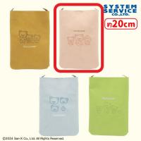【D.ピンク】リラックマ NEW BASIC RILAKKUMA レザー風スクエアショルダーバッグ