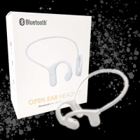 【B.WHITE】Bluetooth オープンイヤーヘッドセット
