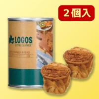 LOGOS缶入りメープルデニッシュパン2個 ※賞味期限：2027/10/31