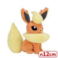 【A.ブースター】ポケットモンスター ほぺぴた ぬいぐるみ〜ブースター・ヒノアラシ・ポカブ〜