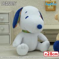 【A.スヌーピー】SNOOPY　Lぬいぐるみ　サマーチェック