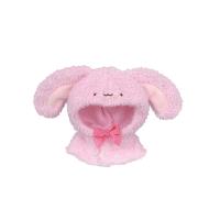 【D.ピンク】ちびぐるみ×Chibiぬいのでこれーしょん うさぎポンチョ