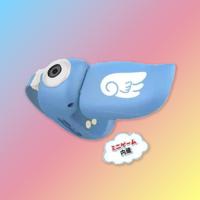 【A.ブルー】天使のキッズビデオカメラ