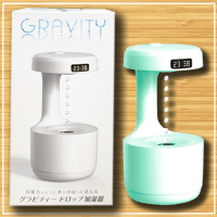 【C.グリーン】Gravity ドロップ加湿器 