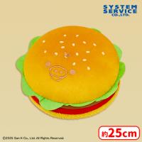 【C.キイロイトリ】リラックマ リラックマデリ ハンバーガーぬいぐるみBIG