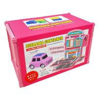 【C.ガソリンスタンドセット】ブルバックカー付き ジオラマコンテナ