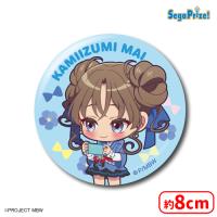 【J.上泉マイ（デフォルメ）】前橋ウィッチーズ　缶バッジ