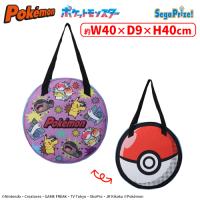 【B.総柄風】ポケットモンスター　[PtZ]コミックアート風収納バッグ