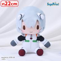 【A.レイ（ノーマル）】エヴァンゲリオンシリーズ　ふわぷち　Mぬいぐるみ“レイ”