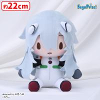 【B.レイ（ロングヘア）】エヴァンゲリオンシリーズ　ふわぷち　Mぬいぐるみ“レイ”