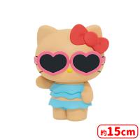 【A.ハローキティ（黒ギャル）】【袋ver.】サンリオキャラクターズ おおきなSOFVIMATES〜ハローキティ summer ver.〜