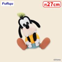 【C.グーフィー】ミッキー＆フレンズ こてっとぺったん BIGぬいぐるみ 〜ドナルドダック・デイジーダック・グーフィー〜