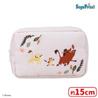 【D.ライオン・キング】ディズニーキャラクター　刺繍ポーチ