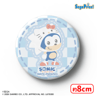 SONIC & FRIENDS×Sanrio characters 缶バッジ | オンラインクレーン