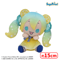 初音ミク×シナモロール ひょこぴょこ ぬいぐるみ 〜クリームソーダ