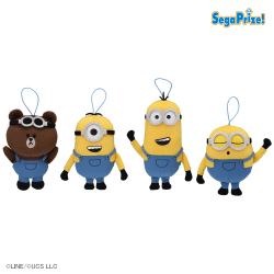 BROWN＆MINIONS　オーバーオールマスコット