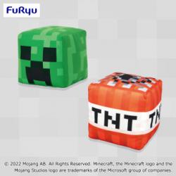 マインクラフトキューブ型BIGぬいぐるみ〜クリーパー・TNT〜