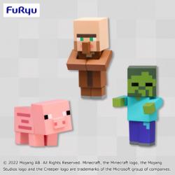 マインクラフトミニフィギュア〜ゾンビ・村人・ブタ〜