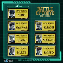 BATTLE OF TOKYO　ネームバッジvol.1