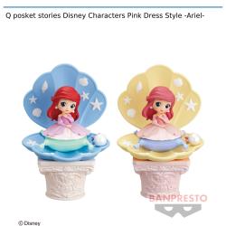 Q posket stories Disney Characters Pink Dress Style -Ariel-