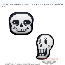 UNDERTALE ふわむにでっかいフェイスクッション〜サンズ＆パピルス〜