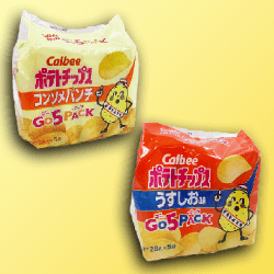 【単価変更使用禁止】140gポテトチップスうす塩＆コンソメ　ゴー5パック 2種セット