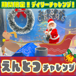 【クリスマスないんちゃん柄確定‼】１日１回デイリーチャレンジ