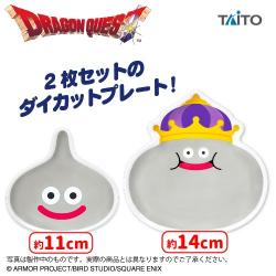 ドラゴンクエスト　AM　ダイカットメラミンプレートセット　メタルスライム＆メタルキング