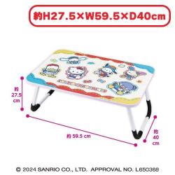 サンリオキャラクターズ カラフルトイボックス折りたたみテーブル