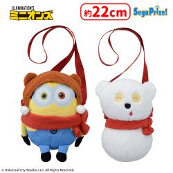 ミニオン　[PtZ]ショルダーバッグ“ボブ＆ゆきだるまティム”