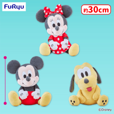 ミッキー＆フレンズ こてっとぺったん BIGぬいぐるみ 〜ミッキーマウス