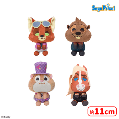 【美品】ズートピア2 ぬいぐるみ 6点セット UFOキャッチャー景品（非売品） ❣新景品投入情報❣ 【ズートピア2 FukuFuku V-BIG