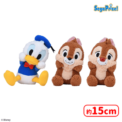 ドナルドダック＆チップ＆デール ひょこぴょこ ぬいぐるみ