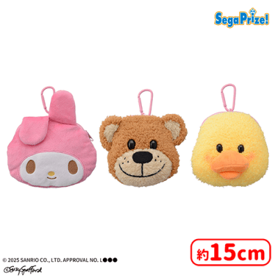 マイメロディ×Suzy's Zoo カラビナ付フェイスポーチ | オンライン