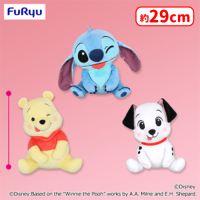 ディズニーキャラクター こてっとぺったん 舌ぺろBIGぬいぐるみ