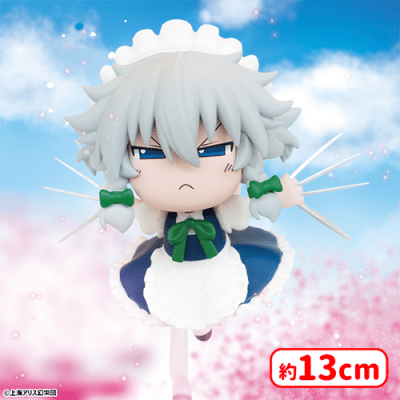 東方Project ゆっくり風デフォルメフィギュア他10点セット　⑥ 東方Project ゆっくり風デフォルメフィギュア 十六夜咲夜 | オンライン